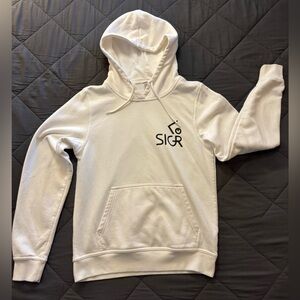 White Men's Hoodie Sweater
